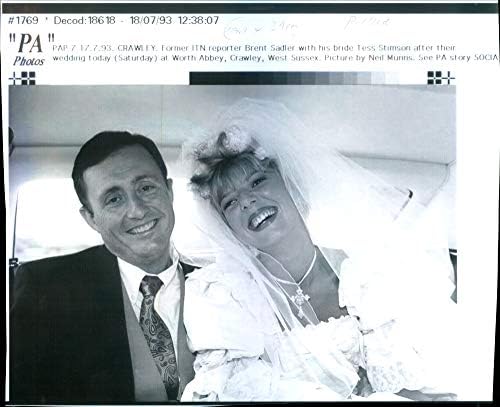 Винтажное снимка на Брента Сэдлера и булката Тес Стимсон