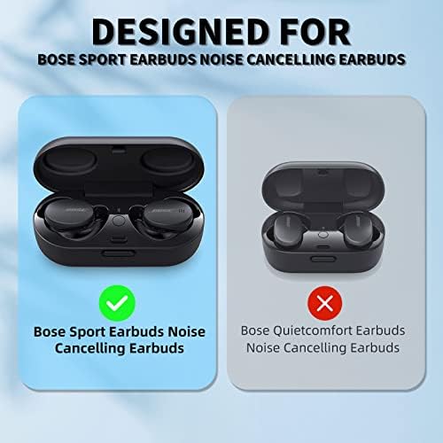 WOFRO Противоскользящий каишка за слушалки Bose Sport, Спортни Аксесоари от Мек силиконов кабел, Съвместими със