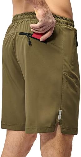Мъжки къси панталони за джогинг и Пешеходен Туризъм MELOO - бързо съхнещи Спортни Спортни Шорти 7 С джобове за спорт