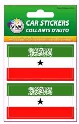 2 Хартата на страната Сомалиленд Набор от малки автомобилни етикети, стикери, ваденки 1 3/8 X 2 3/4 Инча Нови в