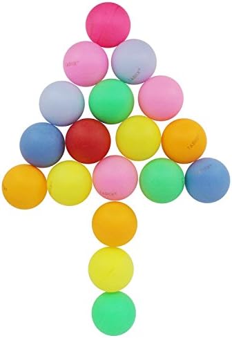 TADICK Многоцветни 50 Опаковките Бира Топки за Пинг-понг Моющийся Пластмасова Топка за Тенис на маса