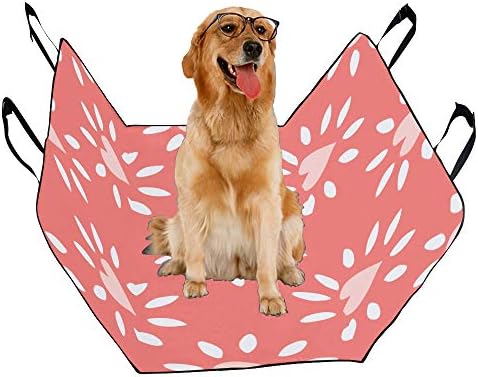 ENEVOTX Калъф За седалка Кучета Индивидуален Дизайн в Романтичен Стил, Цветя Печат Седалките на Колата за Кучета