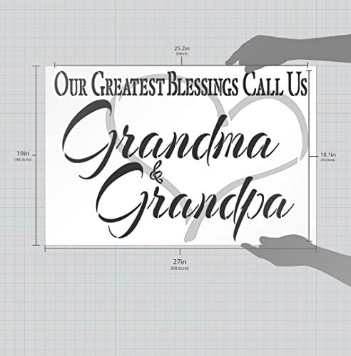 Шаблони Нашите най-големи благословии Обадете ни баба и дядо - част 2 от StudioR12 | за многократна употреба шаблон