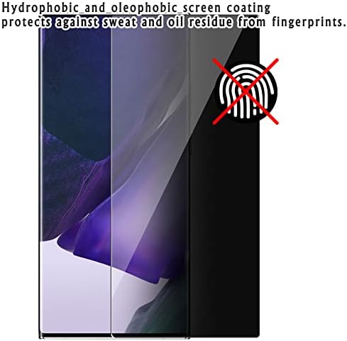 Защитно фолио за екрана Vaxson Privacy, съвместима със стикер Olympus Stylus fe-290 за защита от шпионски филми