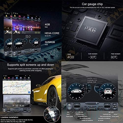 Автомобилна стерео ZWNAV Android 9,0 Tesla за Toyota Tundra 2007-2013, Сензорен екран HD, Кола Главното устройство