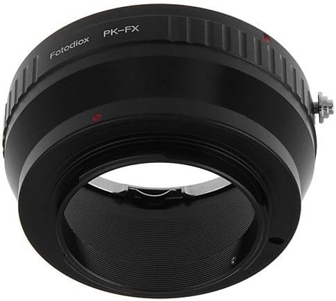 Адаптер за закрепване на обектива Fotodiox, Съвместим с огледален обектив Pentax K Mount (PK) на фотоапарати Fuji