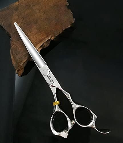 Професионални фризьорски ножици ROMONIX за подстригване на коса - Японски Салонные ножици от неръждаема стомана - Обща дължина 5,5 инча - Винт за фина настройка, напреже?