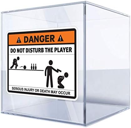 Стикери Decal Опасност Не се притеснява Играч Забавен Знак 6 X 4,3