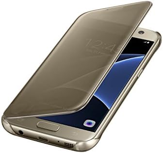 Калъф Samsung Galaxy S7 с панти капак S-Clear View - черно (НЕ е за S7 EDGE)