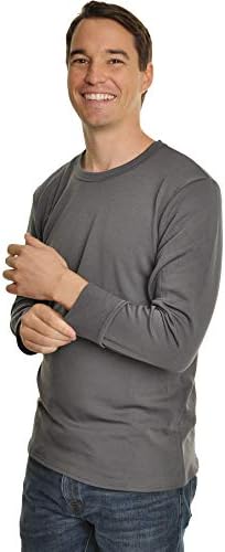 Мъжки изолирана блузи с дълги ръкави на руното лигавицата на Swan (1 или 3 опаковки)