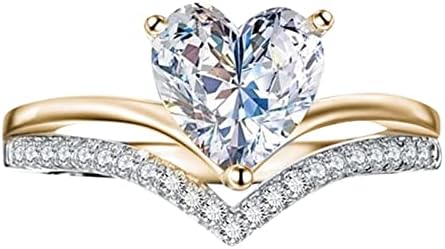 2023 Нов Пръстен с Много Пайети под формата на Любов, диамантен Пръстен, Пръстен с Любов, Елегантна Геометрично Пръстен С Кристали, Пръстени с Пълна диамантен пръстен