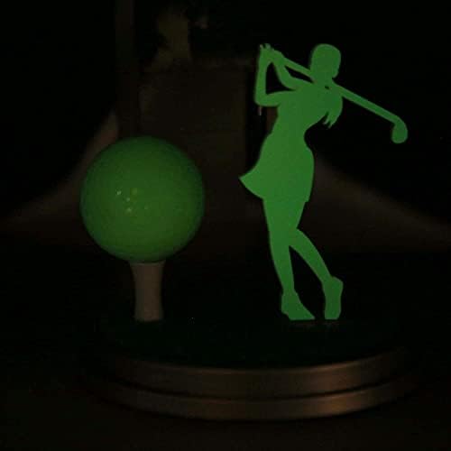 Сувенири за Голф AOOF, Подарък Декорация за Мини-голф, Светещи Пластмасови Гумени Магнитни за Начало на Работния